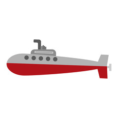 Obraz premium submarine isolated on white