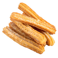 cookies on white background