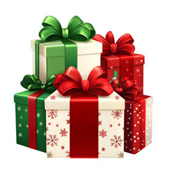 Christmas Gifts: Festive Presents transparent background