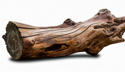 Weathered Wooden Log