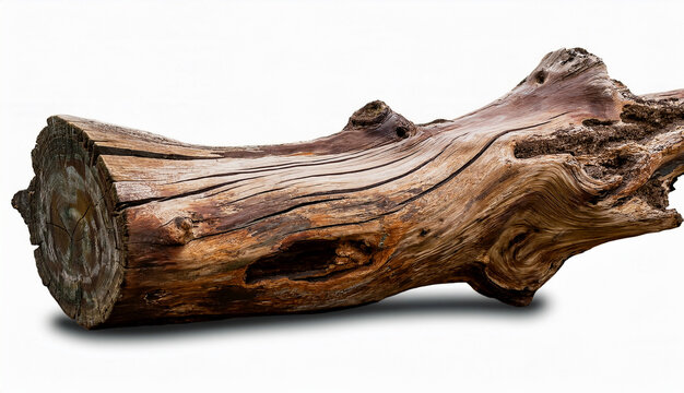 Weathered Wooden Log