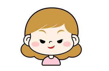 ドヤ顔の女の子