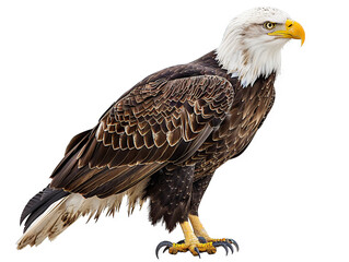 Obraz premium Majestic Bald Eagle Portrait: A Symbol of Freedom and Power