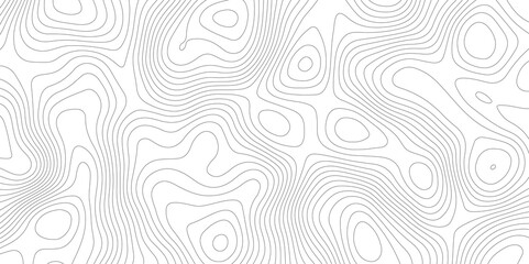 Obraz premium Abstract topography pattern lines sea map area space geometric strip grid line topo map technology modern design white background.