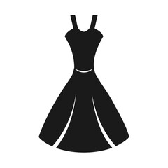 wedding dress vector illustration