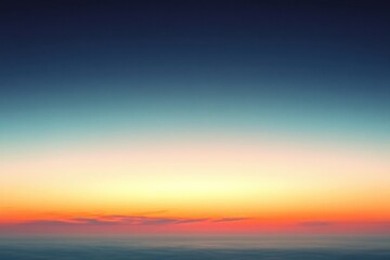 Obraz premium Dawn Sky Gradient with Peach and Blue Hues Early Morning Background