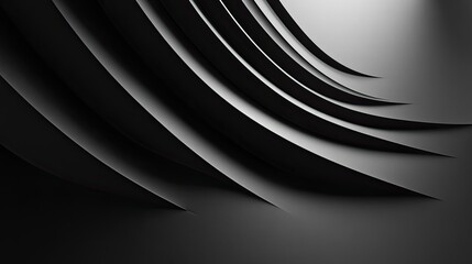 Deep gray abstract background with sharp, high-contrast shadows for bold product photography