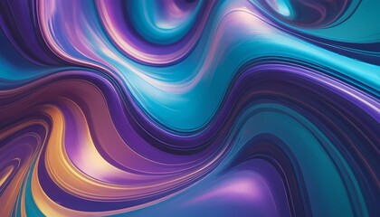 Obraz premium Woven Light: Abstract Art with Intertwined Colors and Glow