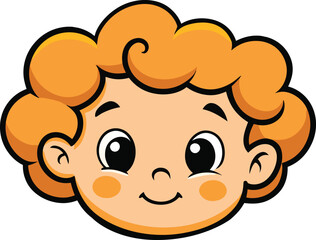 Fototapeta premium Smiling Cartoon Kid