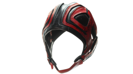 red mask isolated on white