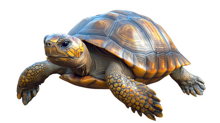 Obraz premium turtle isolated on white background