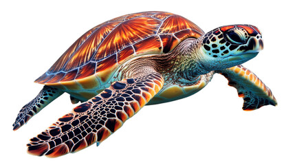 turtle on a white background