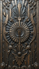 Metal background. Pattern for wallpapers, covers, wall decorations. Oil paint