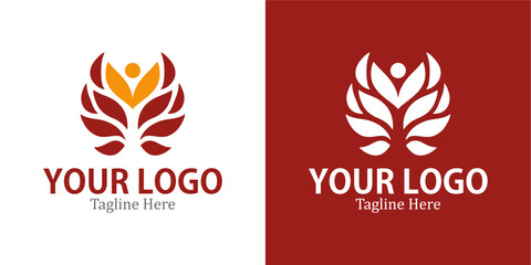 Two customizable logos perfect for businesses or personal branding. Ideal for creating unique and professional logos for various purposes.