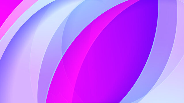 Abstract overlapping shapes pink and purple gradient background modern shiny vector illustration - Powered by Adobe