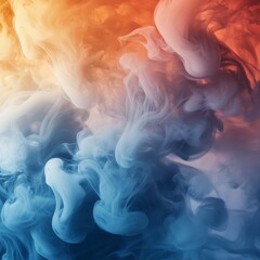 Abstract Smoke and Flowing Light
