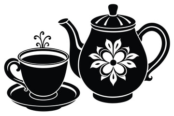 black and white coffee shop attributes