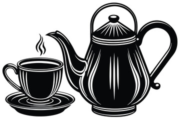 black and white coffee shop attributes