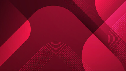 Abstract elegant dark red gradient background with squares vector illustration