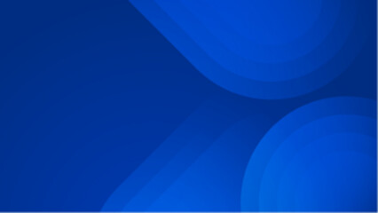 Abstract Blue Gradient Background with Overlapping Shapes Vector Illustration