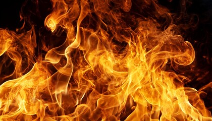 Fototapeta premium fire flames background