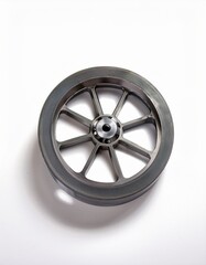 Obraz premium Grey Industrial Wheel