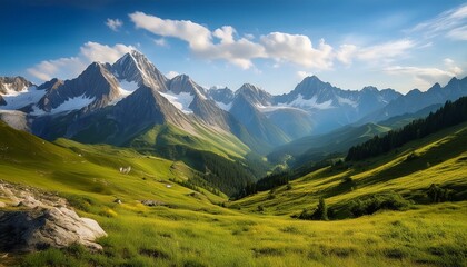 Fototapeta premium summer mountains