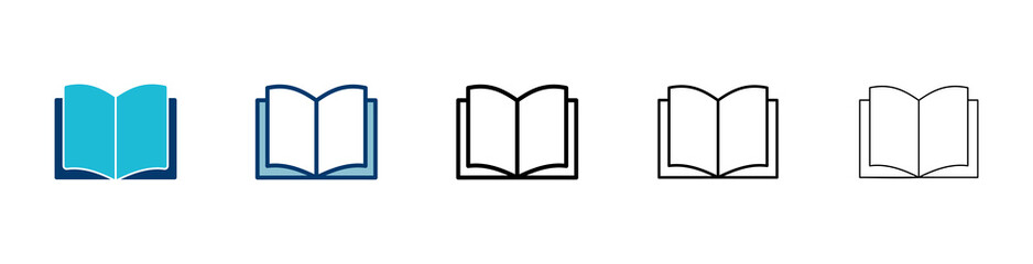 Book icon vector isolated on white background. Book vector icon. ebook icon