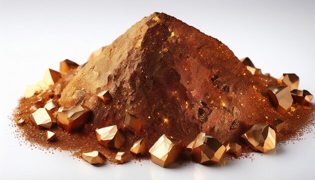 bronzite enstatite on a white background