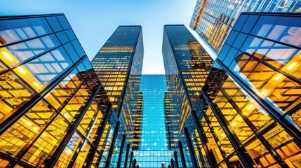 Fototapeta premium view of the building in the afternoon