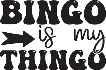 Bingo Quotes Planner SVG T-shirt Design