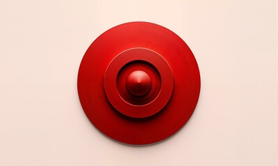 Several red circles stacked on top of each other.
