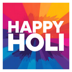 Obraz premium Happy Holi Logo