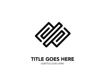 Black Elegant Infinity Logo