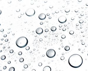 Realistic image of water drop isolated on white background. Crystal Clear Water Drop.