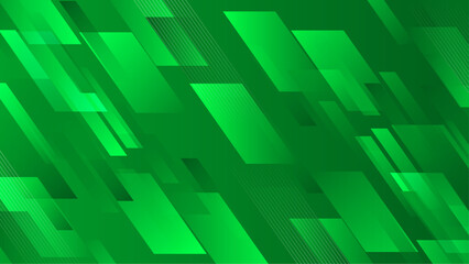 green gradient abstract background with diagonal geometric vector illustration