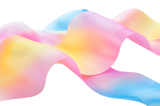 Abstract Colorful Wave Design