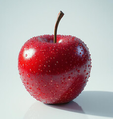 Nature's Jewel: The Fresh Appeal of a Red Apple
