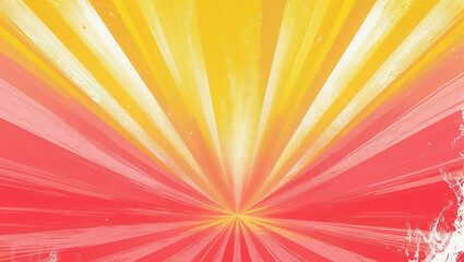 Obraz premium Fiery Orange Blending into Neon Yellow with a Radiant Glow Effect Background