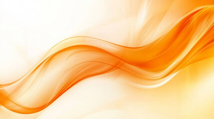 Bright Speed Abstract Orange Swoosh Border