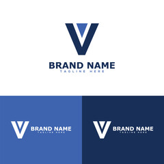 Letter V Logo Design in a Modern Style Pro Vector with Excellent Concept 
