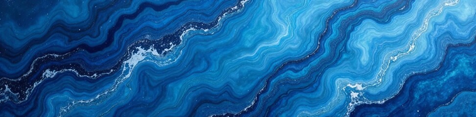 Fototapeta premium Stunning natural patterns of blue marble surface, stone, mineral, pattern