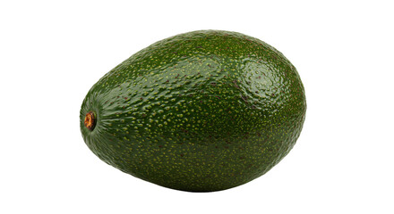 Fresh ripe avocado isolated on white background