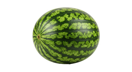 Fresh ripe watermelon isolated on a white background