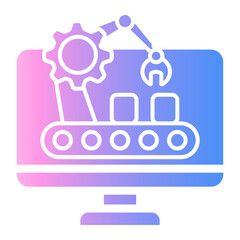 Fototapeta premium manufacture Gradient icon