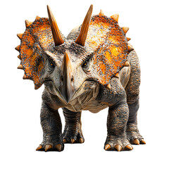 Fototapeta premium 3D Render of Triceratops Isolated on Transparent Background