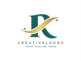 Letter R Logo, Creative Alphabet R Logo, Initials R Logo, R Letter Logo Vector Template, Elegant Logo
