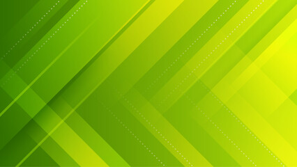 abstract dynamic green diagonal shapes background vector illustration