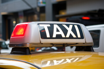 Taxi sign