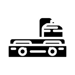 regulator gas burner stove glyph icon vector illustration